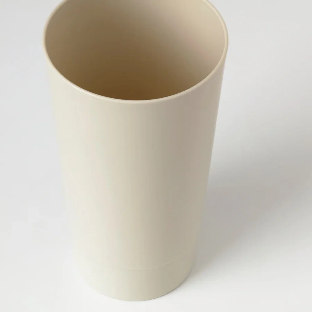 VITABBORRE 24 oz Beige Plastic Tumblers - Set of 4